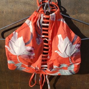 Athleta • high neck swim top M